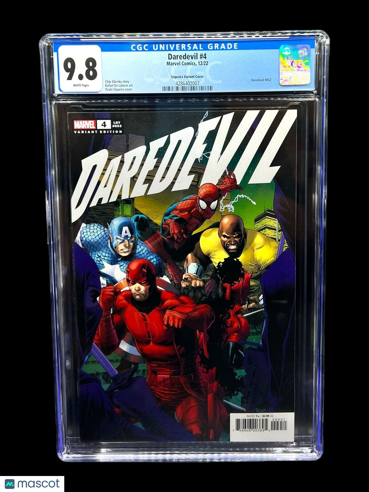 Daredevil #4 CGC 9.8 Paolo Siqueira Promo Variant