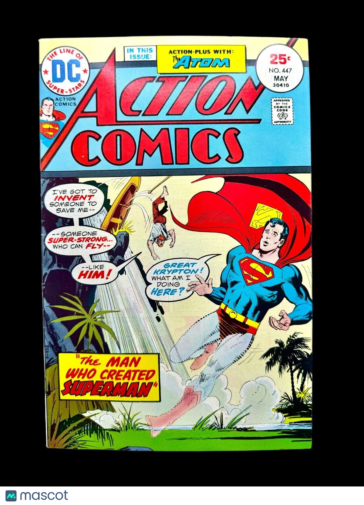 ACTION COMICS #447 VF 1975 DC BRONZE AGE COMICS Superman The Atom