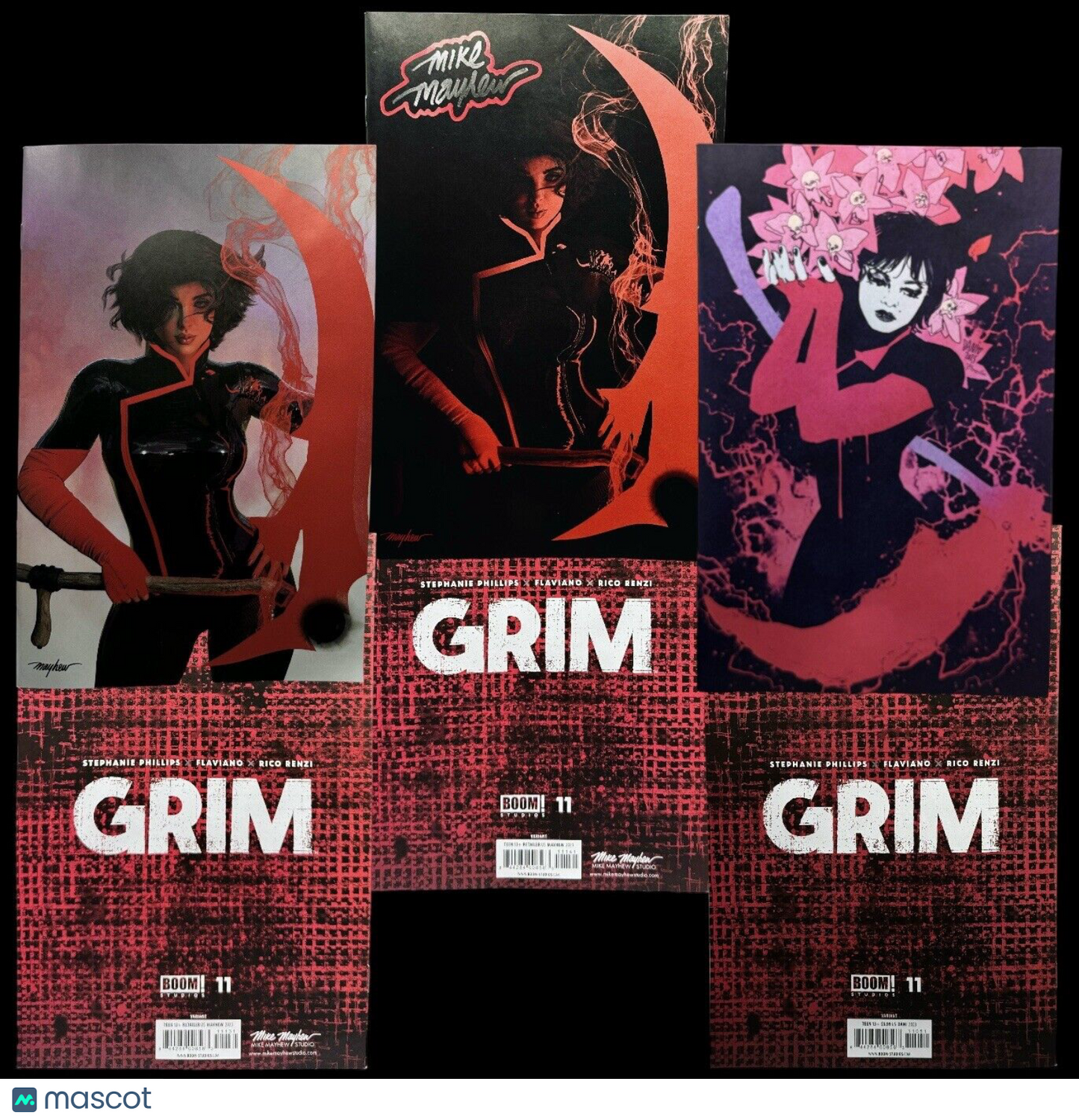 GRIM 11 Mayhew Var Set B & C w/Glow Signature & Retailer Incentive 1:50 Ratio