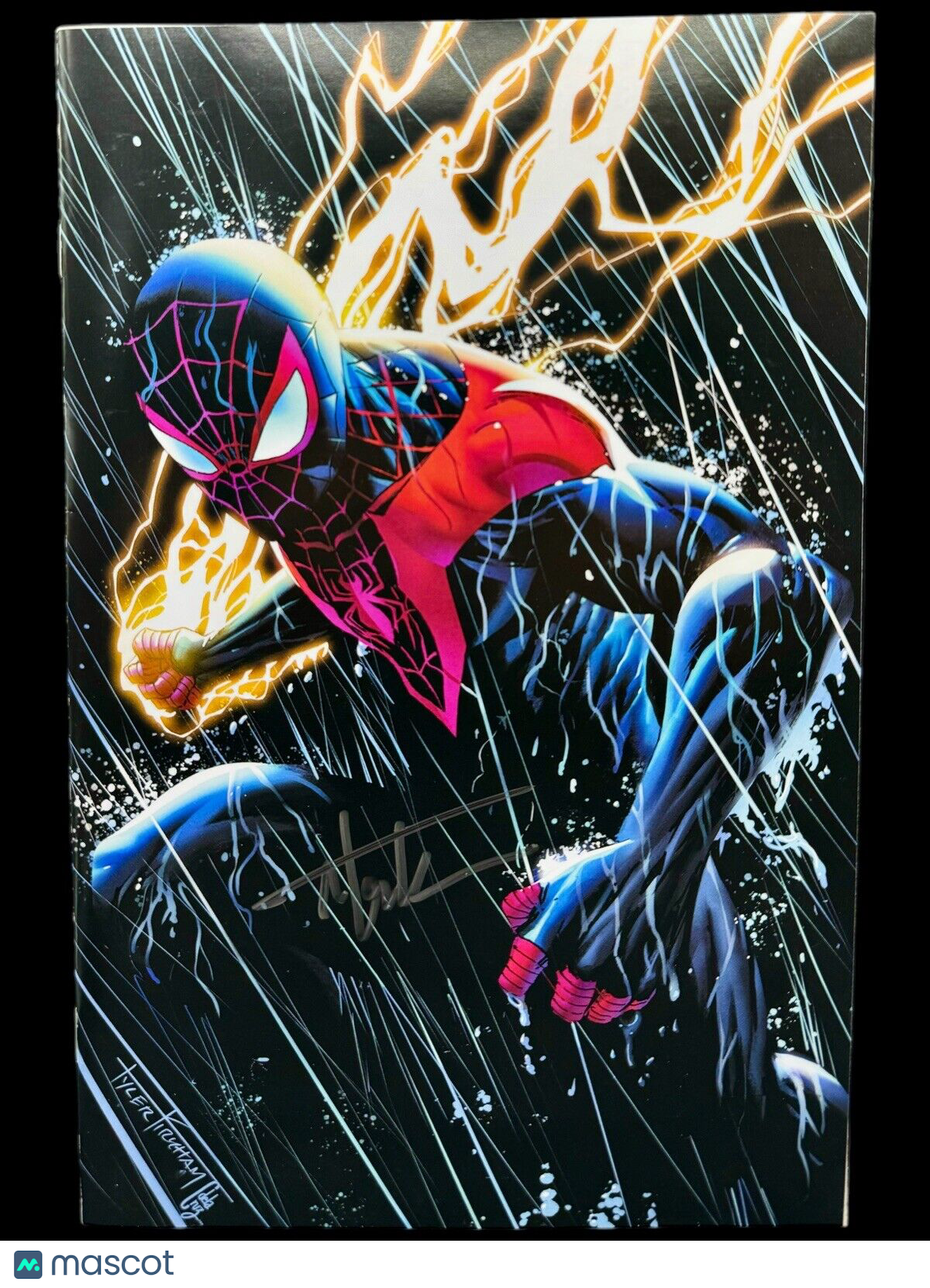 Miles Morales: Spider-Man Issue #4 Signed by Tyler Kirkham Virgin Variant