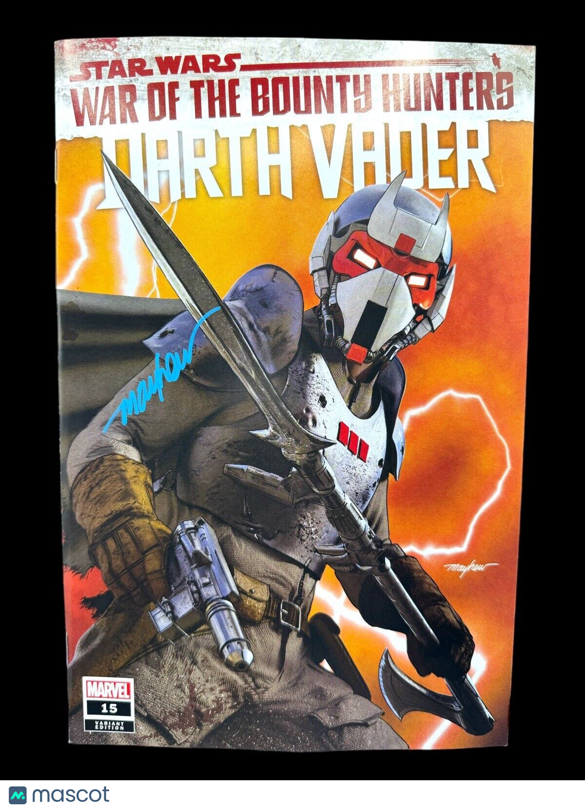 Star Wars: War Of The Bounty Hunters Darth Vader #15 Mike Mayhew Variant Signed