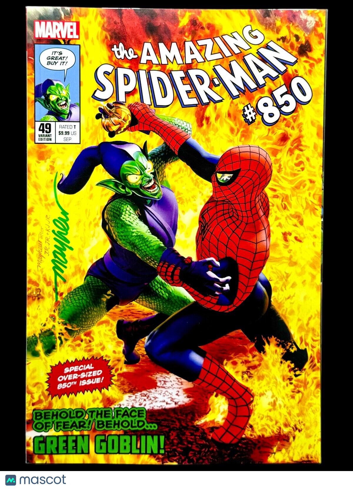 AMAZING SPIDER-MAN #850 - Mike Mayhew Cover A Variant - SIGNED w/COA