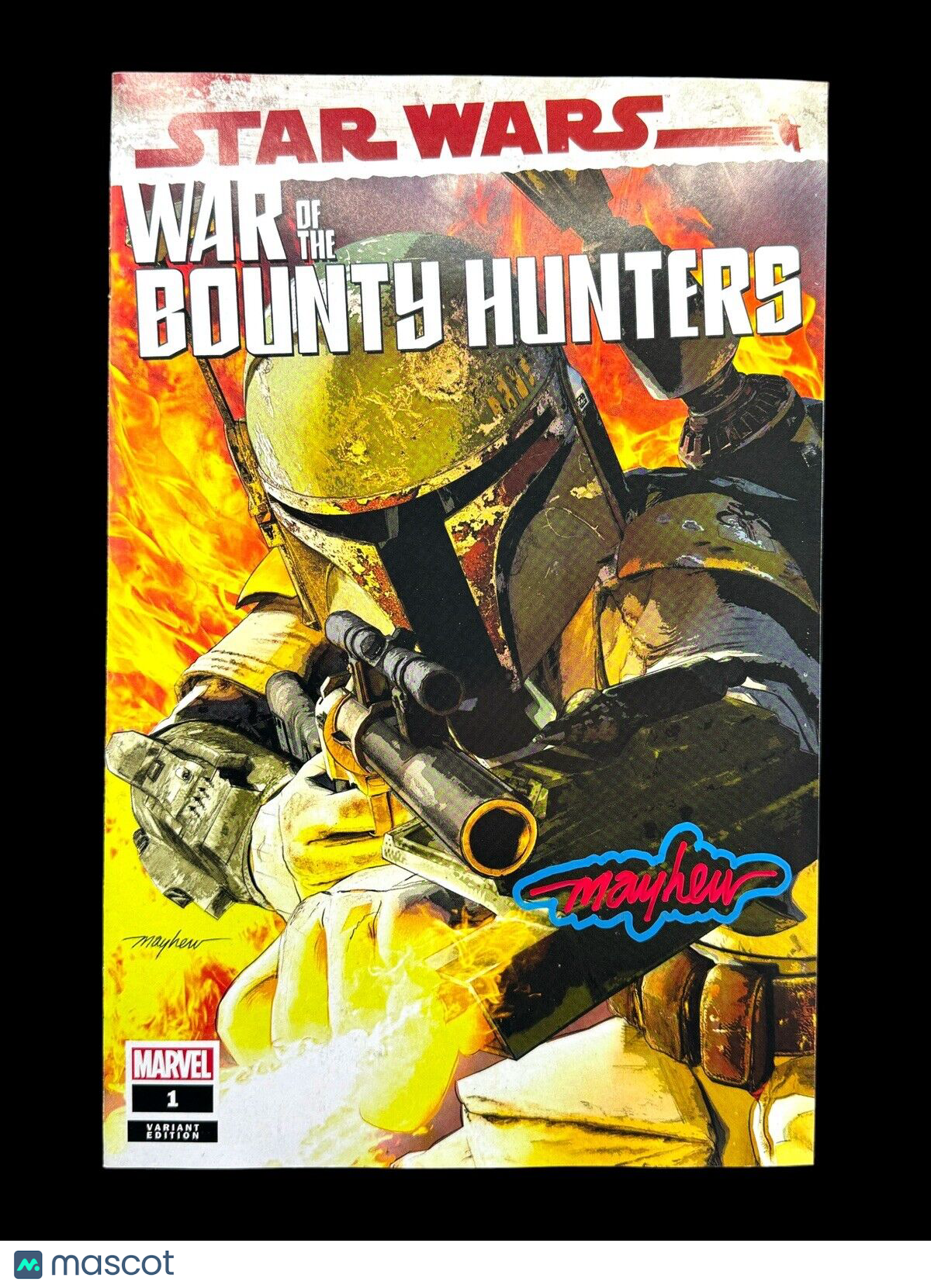 STAR WARS: WAR OF THE BOUNTY HUNTERS #1 MIKE MAYHEW STUDIO VARIANT COVER