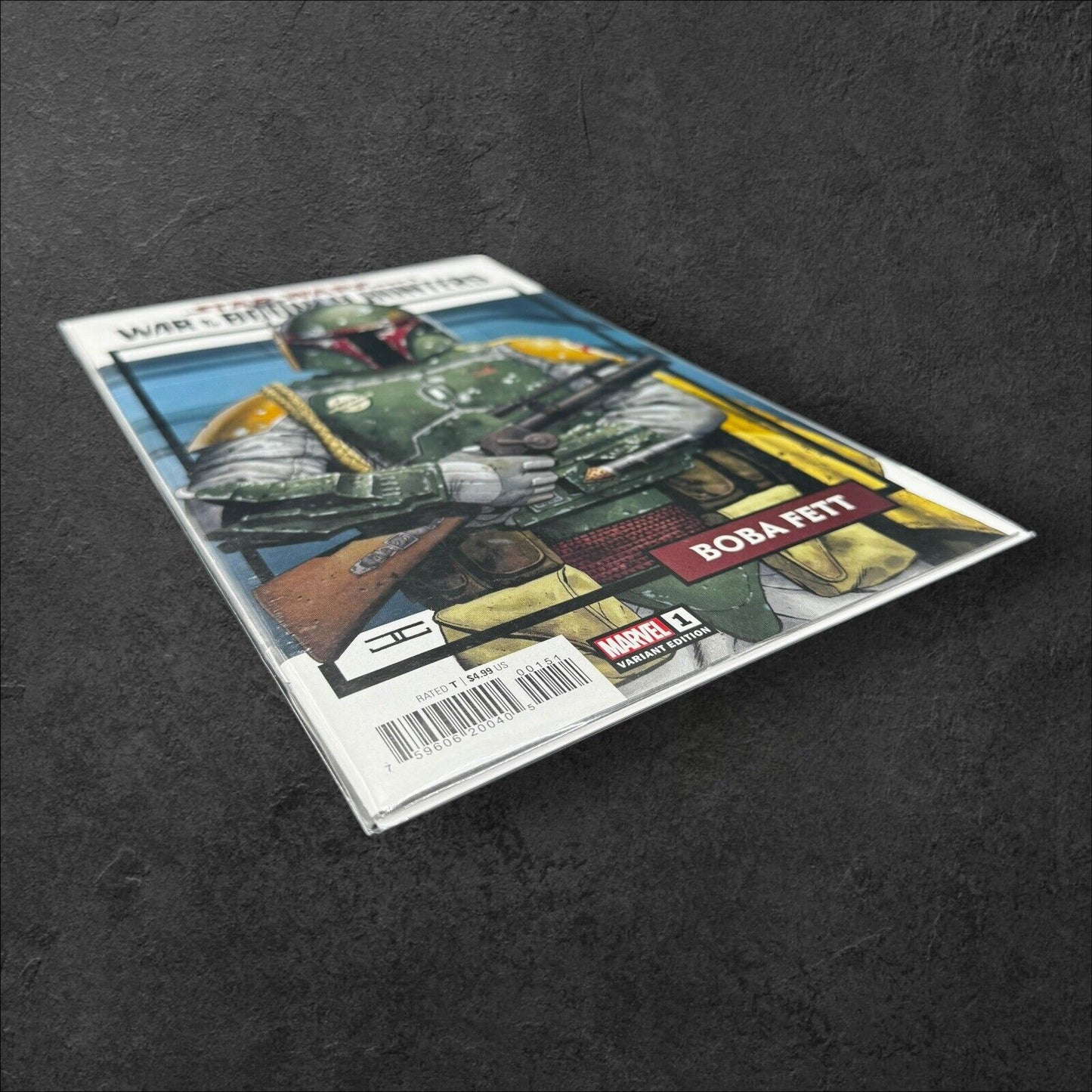Star Wars WAR BOUNTY HUNTERS #1 var 1:25 TRADING CARD variant Marvel Comics 2021