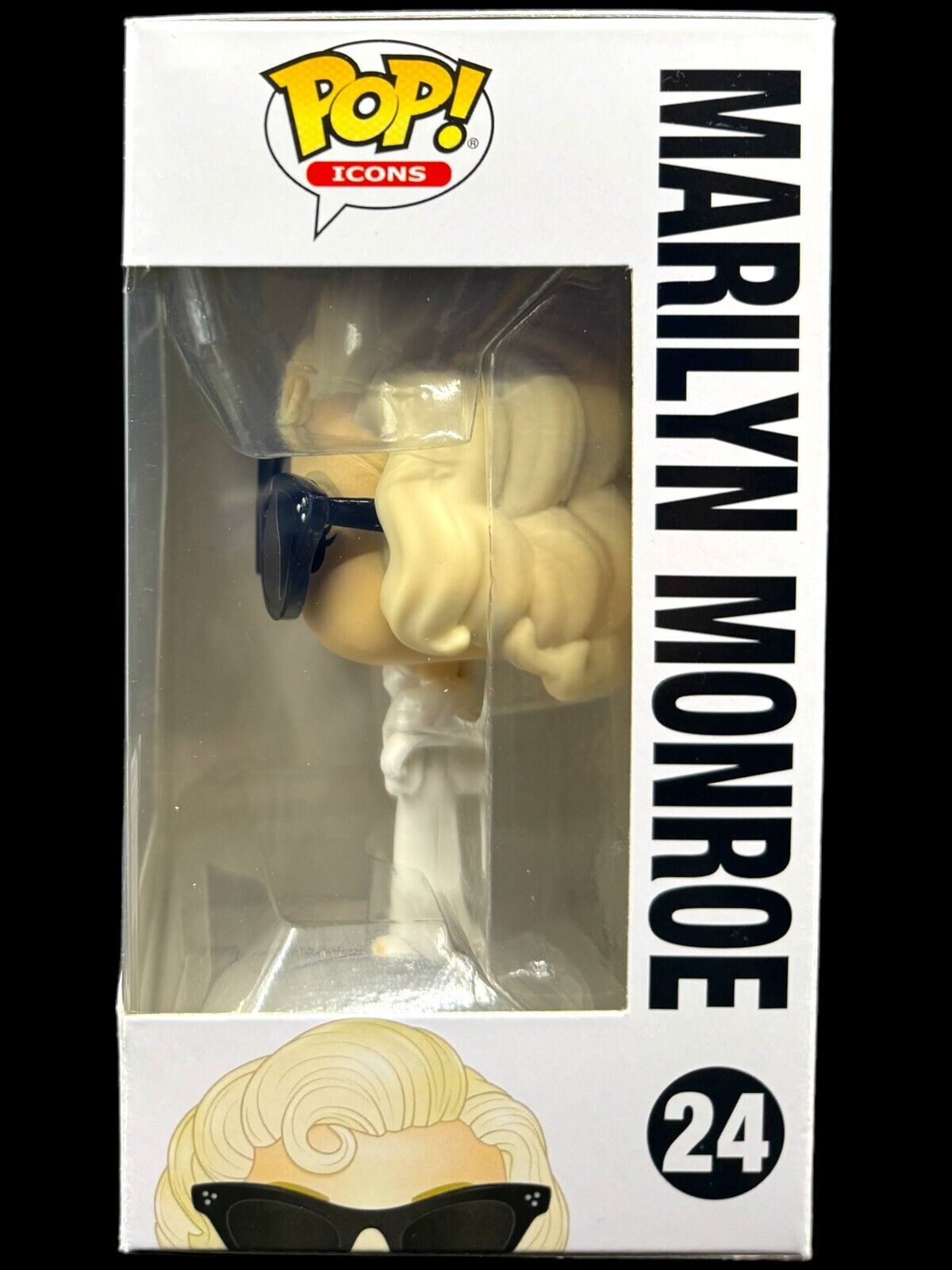 Funko POP! Icons Marilyn Monroe Hollywood Exclusive Hard Stack Protector VAULTED