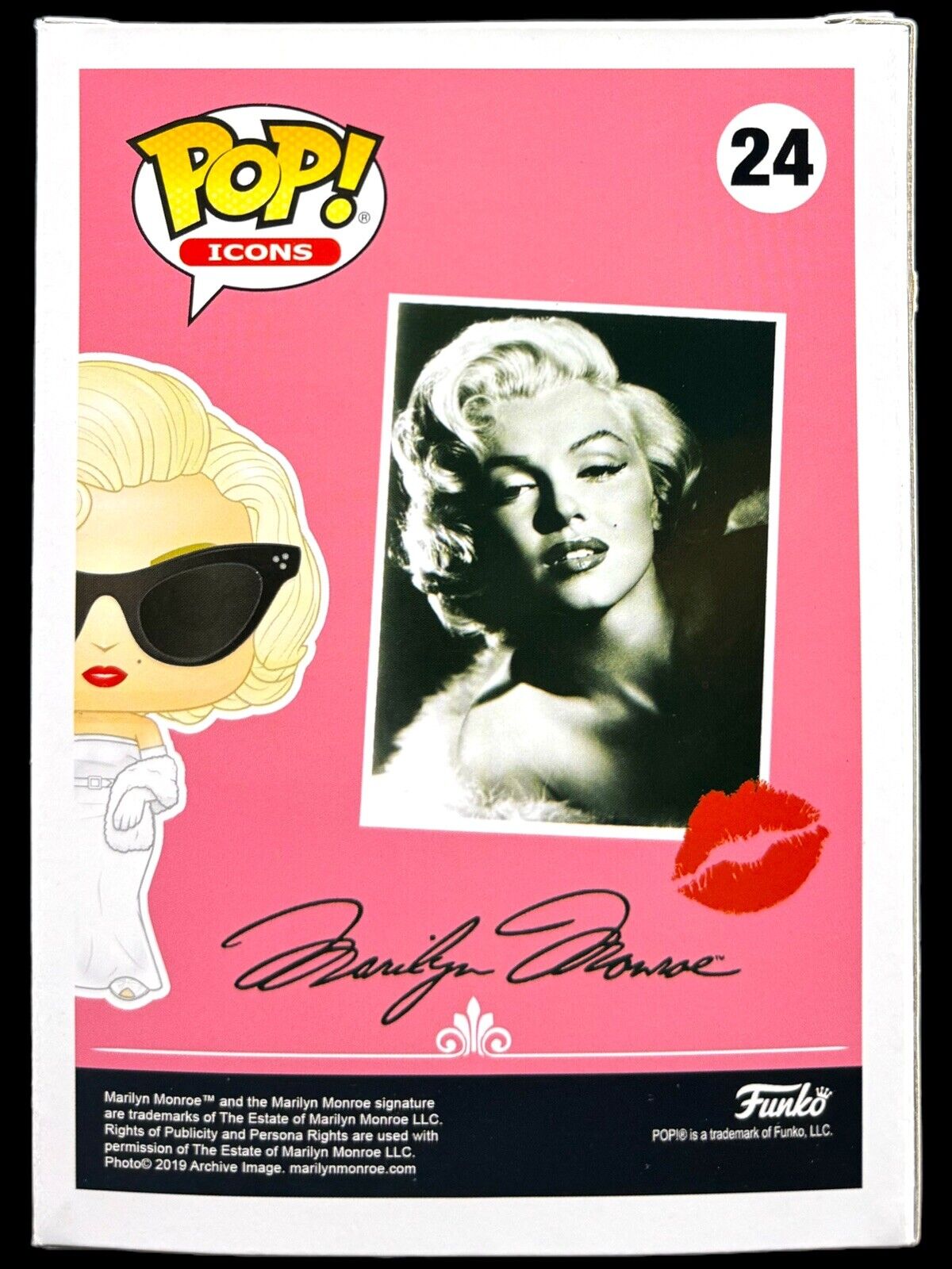 Funko POP! Icons Marilyn Monroe Hollywood Exclusive Hard Stack Protector VAULTED