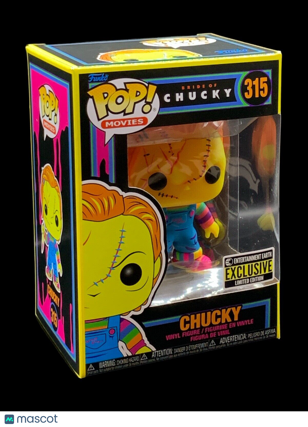 Child's Play Chucky Black Light Pop! Vinyl Figure - EE Exclusive
