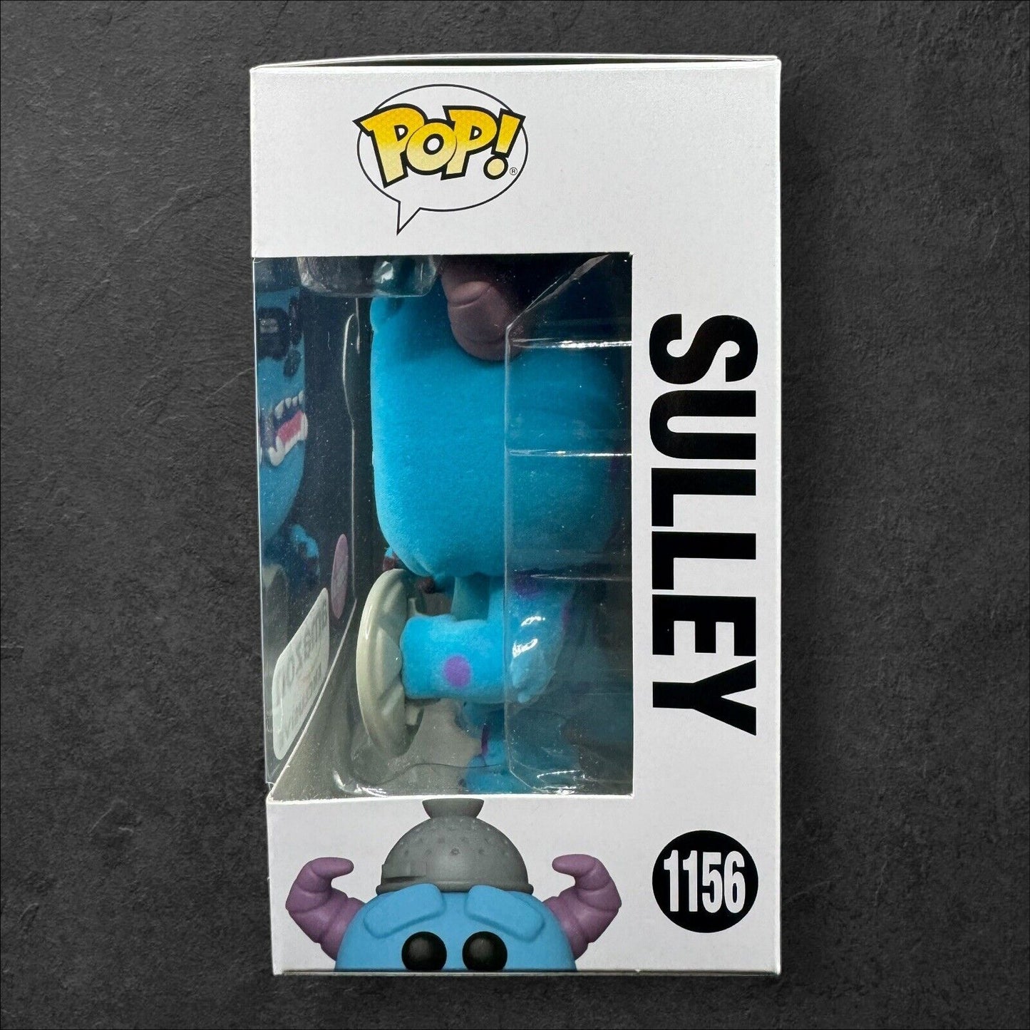 Funko Pop DISNEY PIXAR MONSTERS INC SULLEY FLOCKED #1156 AMAZON EXCLUSIVE