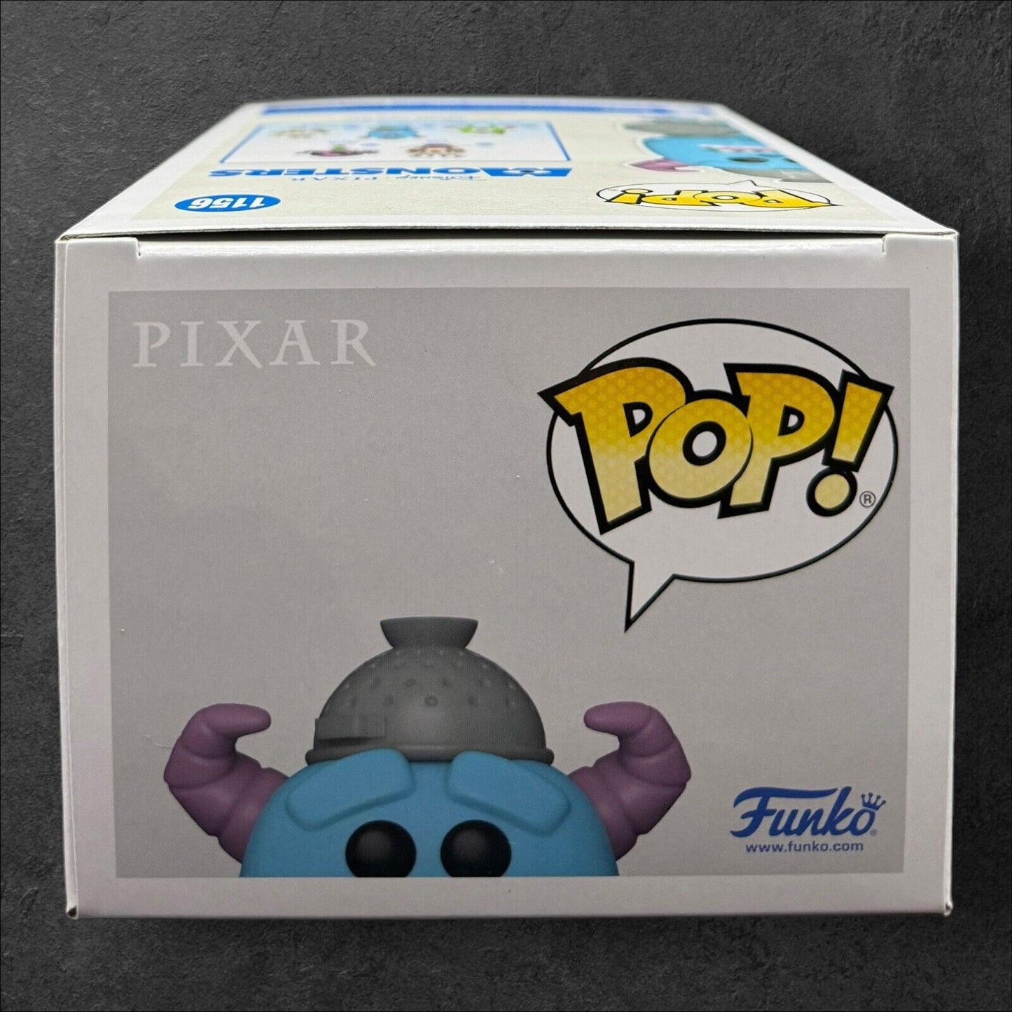 Funko Pop DISNEY PIXAR MONSTERS INC SULLEY FLOCKED #1156 AMAZON EXCLUSIVE