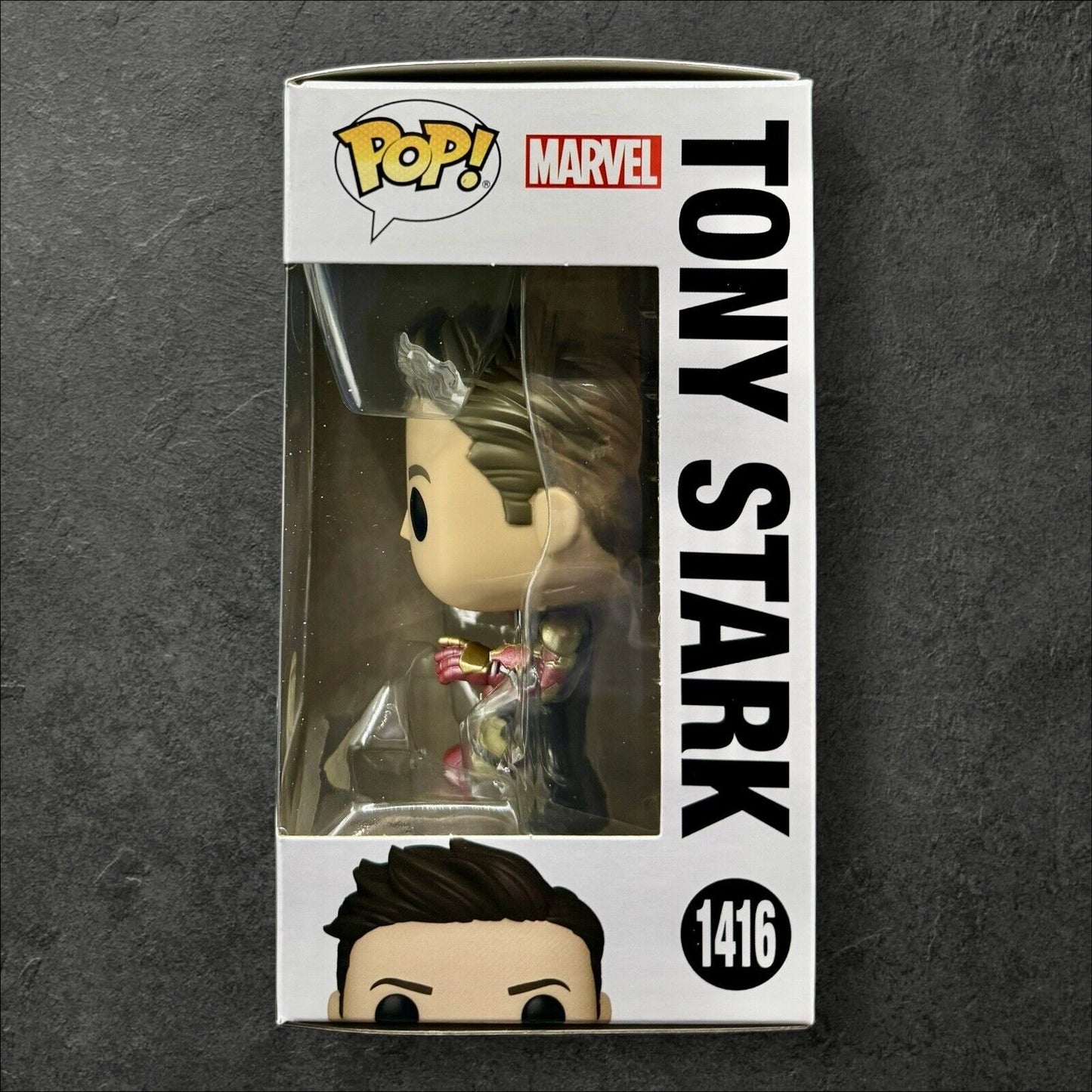 Tony Stark Funko Pop! The Infinity Saga GITD EE Vinyl Figure 1416 w/PopProtector