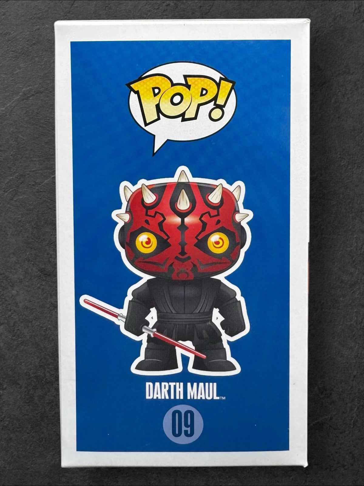 Funko POP! #09 DARTH MAUL Signed By RAY PARK Phantom Menace JSA Authenticated