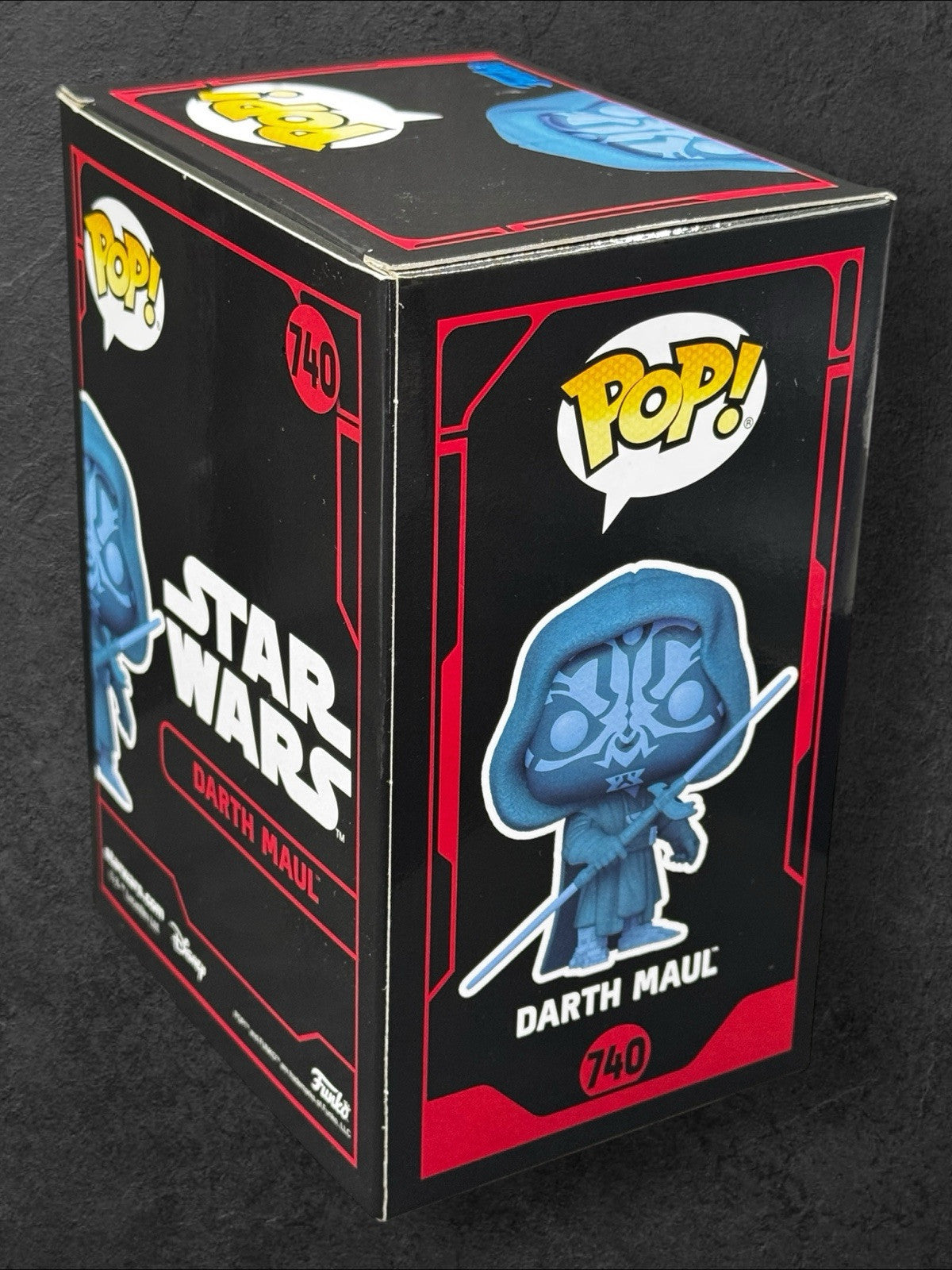 Glows in the Dark Funko #740 Signed Darth Maul By Ray Park - Last One!