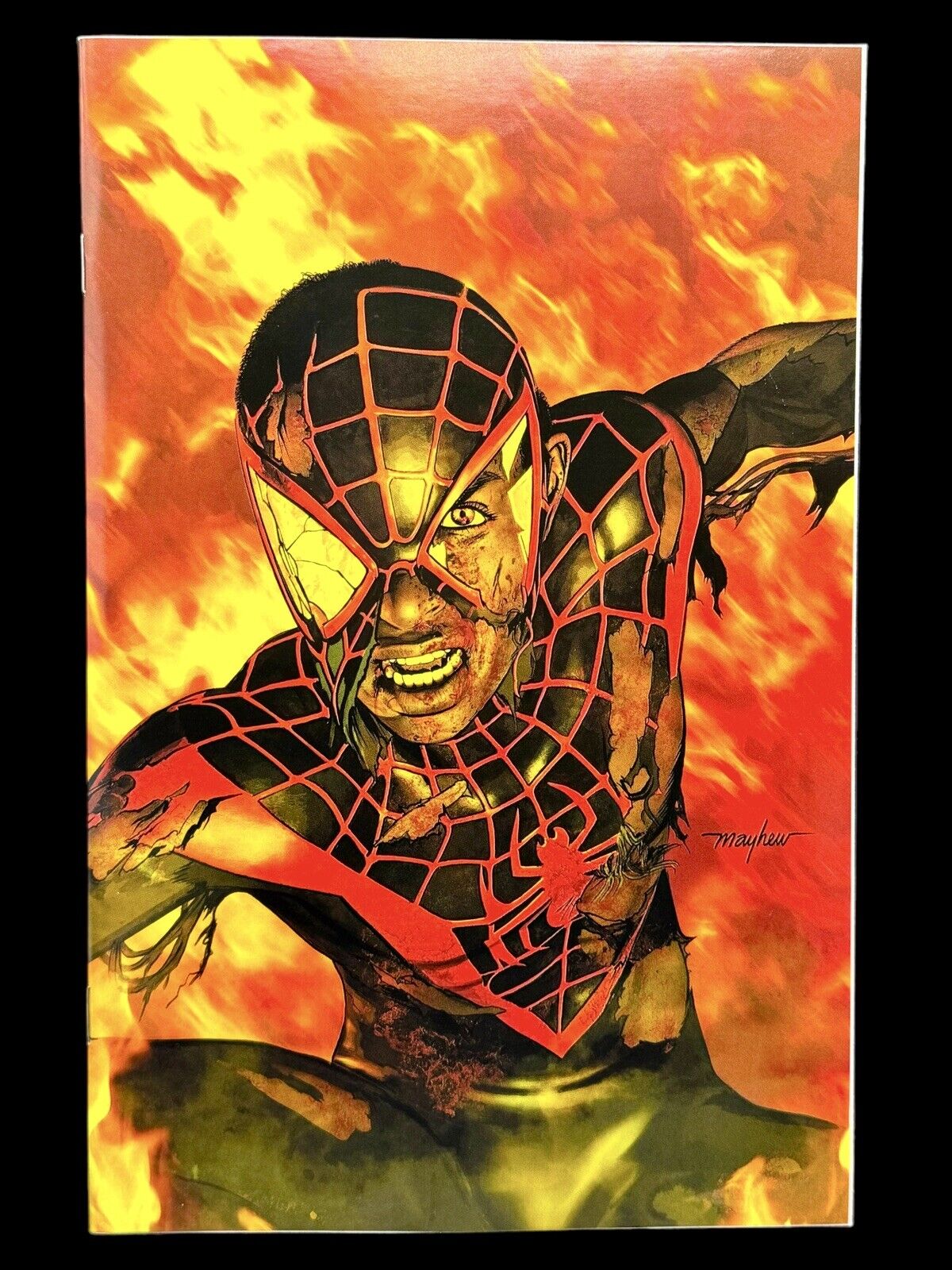 MILES MORALES SPIDER-MAN #5 Mike Mayhew Studio 3 Variant Covers A & B & B W/COA