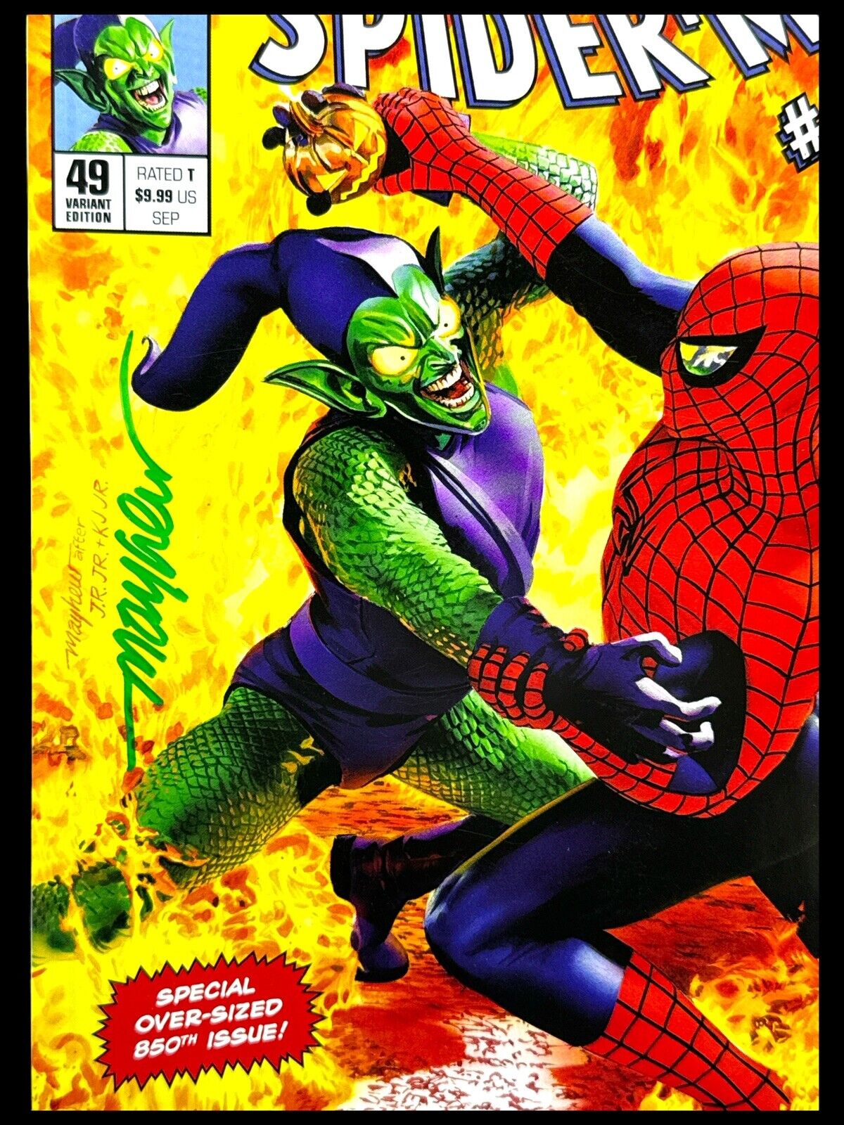 AMAZING SPIDER-MAN #850 - Mike Mayhew Cover A Variant - SIGNED w/COA