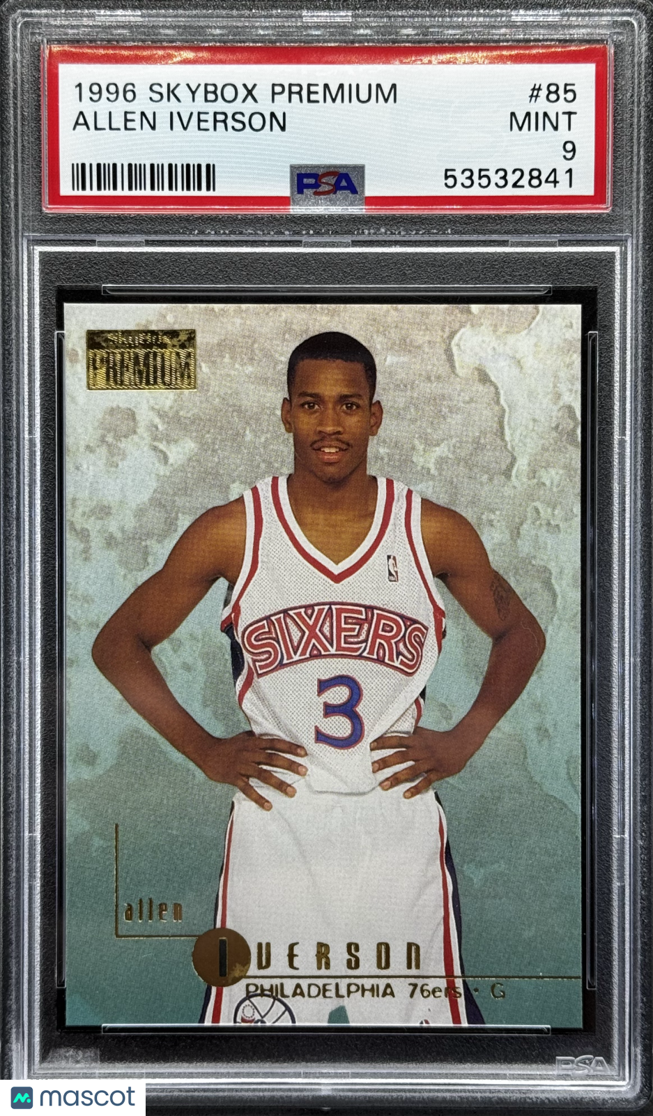 Allen Iverson 1996 Skybox Premium #85 PSA 9