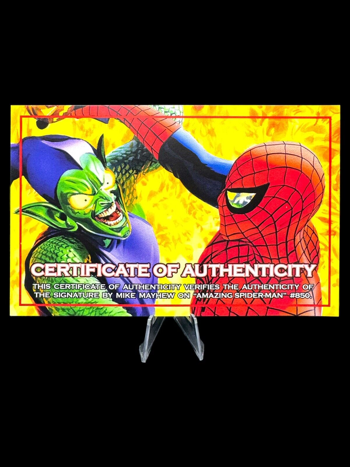 AMAZING SPIDER-MAN #850 - Mike Mayhew Cover A Variant - SIGNED w/COA