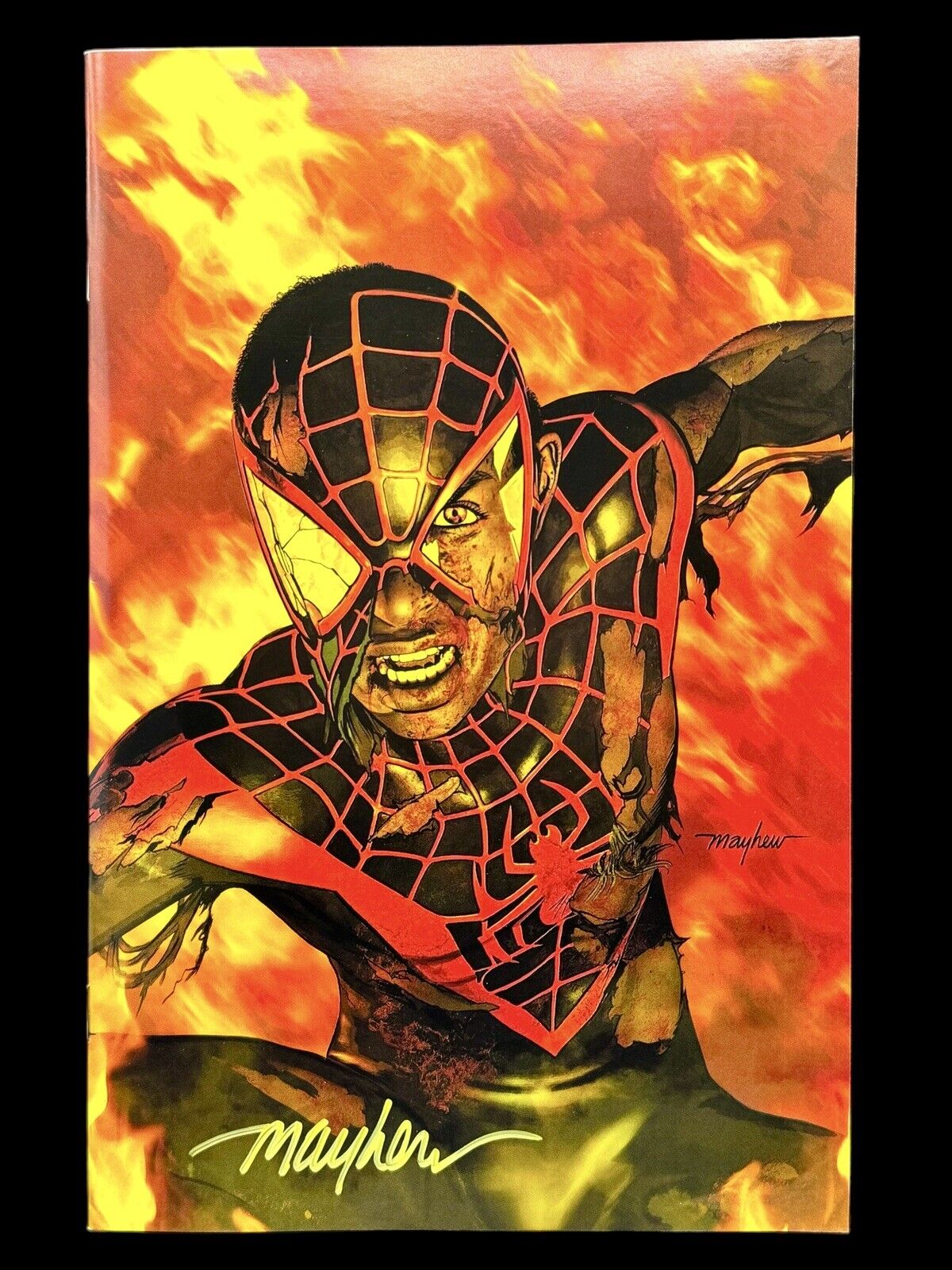 MILES MORALES SPIDER-MAN #5 Mike Mayhew Studio 3 Variant Covers A & B & B W/COA