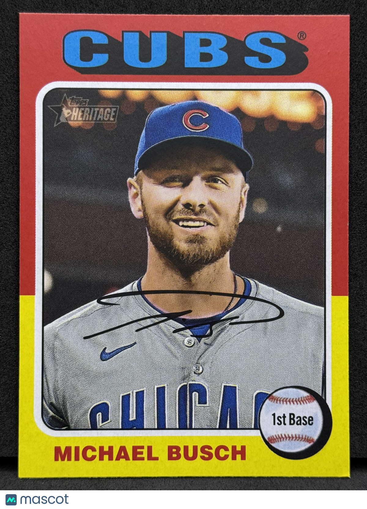 Michael Busch 2023 Topps Heritage #537