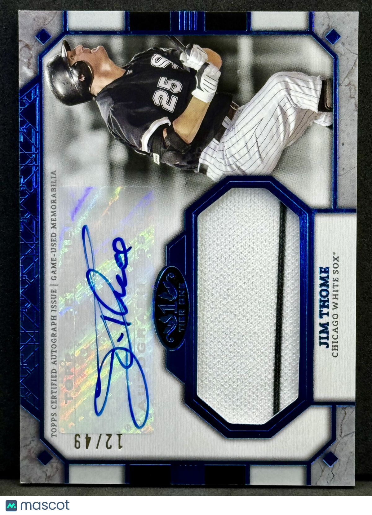 Jim Thome 2024 Topps Tier One #AJR-JT Blue /49