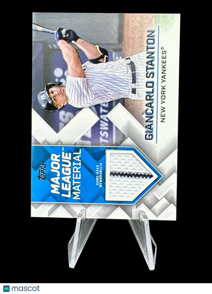 2022 Topps Series 1 Giancarlo Stanton Major League Material MLM-GS  Jersey Relic