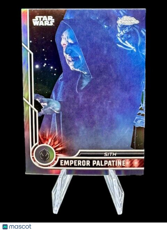 2023 Topps Star Wars Chrome EMPEROR PALPATIN Sith #72 Refractor