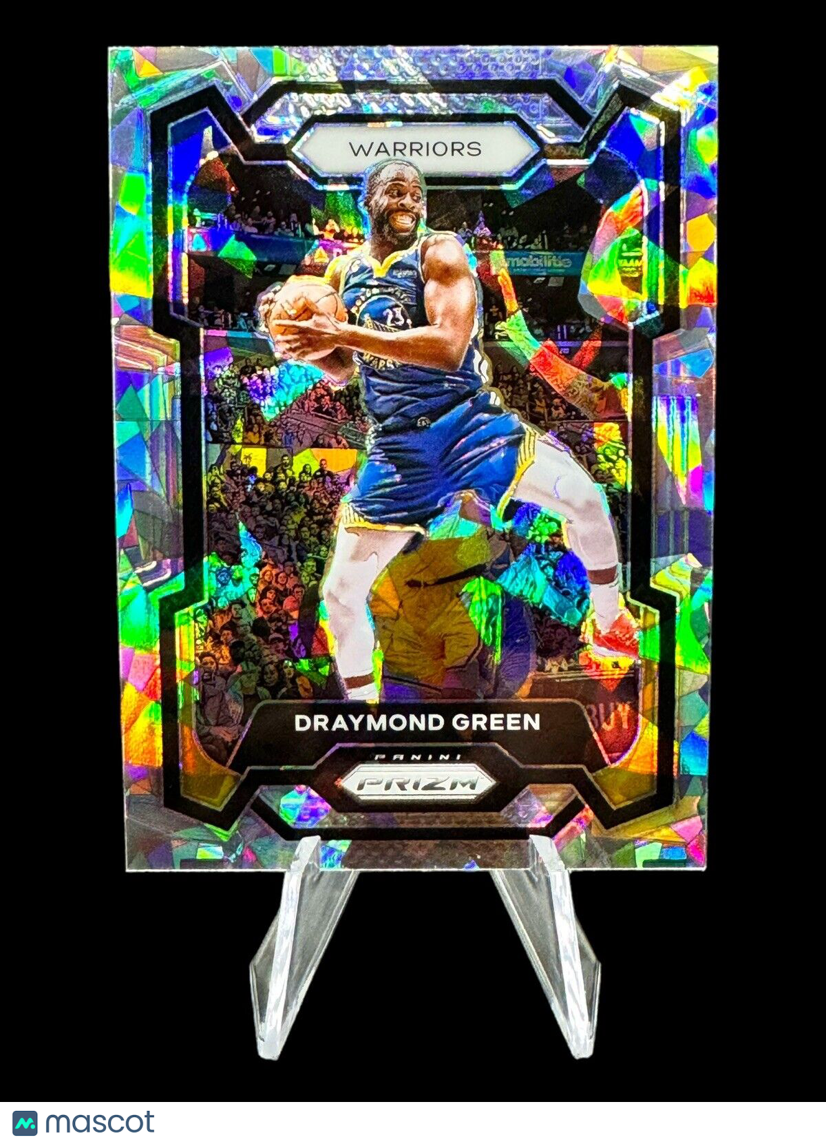 Draymond Green 2023-24 Panini Prizm #75 Cracked Ice Prizm Golden State Warriors