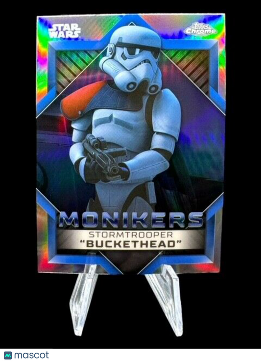 2023 Topps Chrome Star Wars Monikers Stormtrooper "Buckethead" #M-19