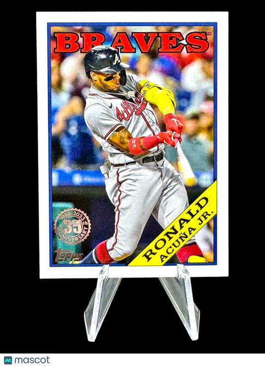 Ronald Acuna Jr. 2023 Series 1  1988 Topps  35th Anniversary #T88-81 Braves