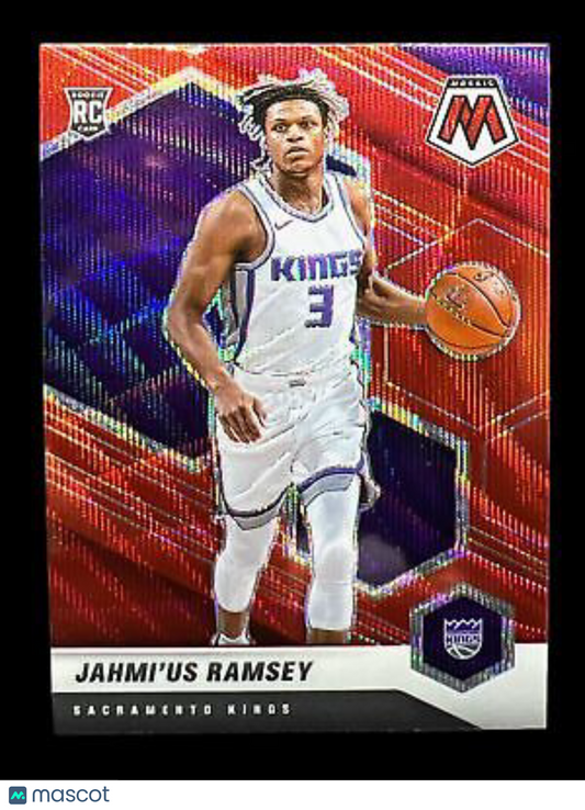 2020 Panini Mosaic RC Red Wave #239 Jahmi'us Ramsey