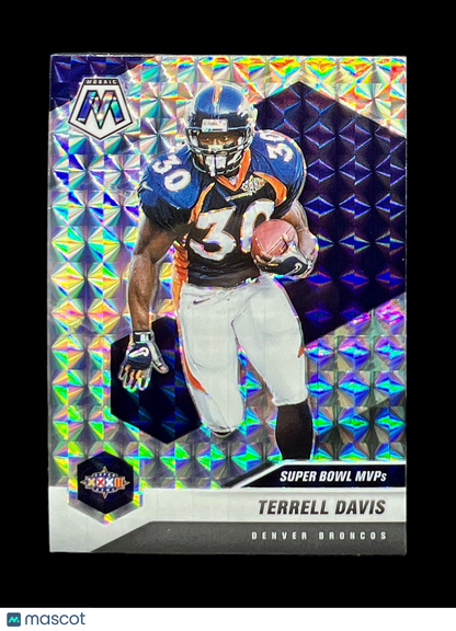 Terrell Davis 2021 Panini Mosaic #296 Denver Broncos Super Bowl MVP