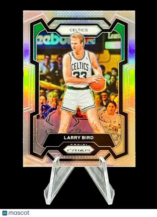 LARRY BIRD 2023-24 Panini Prizm Basketball Silver Prizm #189 Celtics