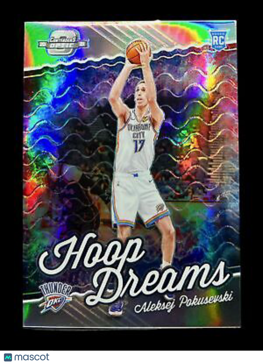 2020 Panini Contenders Optic RC Hoop Dreams Silver Holo 4 Aleksej Pokusevski