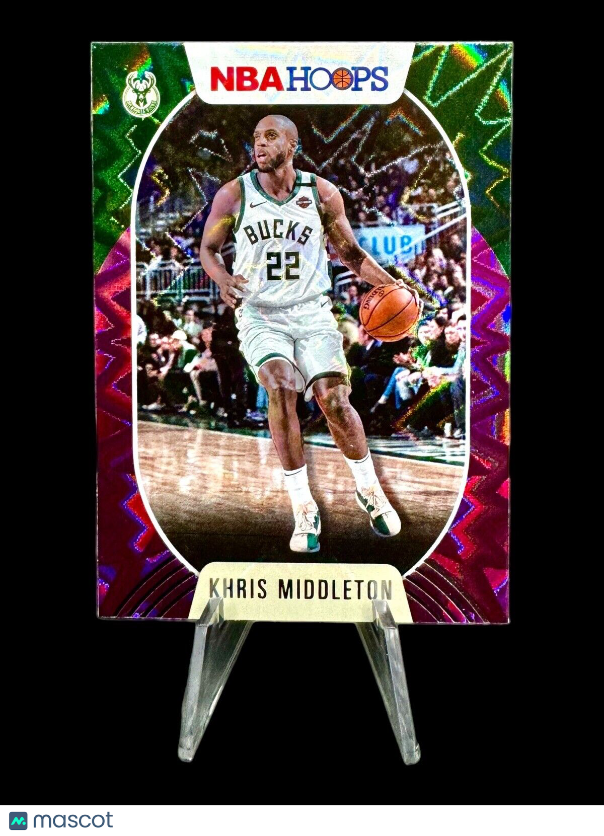 KHRIS MIDDLETON 2020-21 HOOPS PURPLE EXPLOSION #176 MILWAUKEE BUCKS