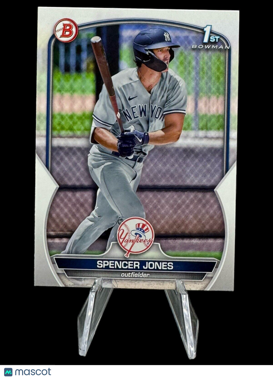 2023 Bowman Baseball Spencer Jones 1st Bowman Paper New York Yankees BP-139