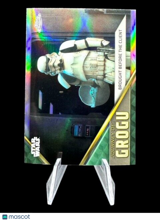 Star Wars The Mandolorian 2023 Grogu Refractor Brought Before The Client #JG-4