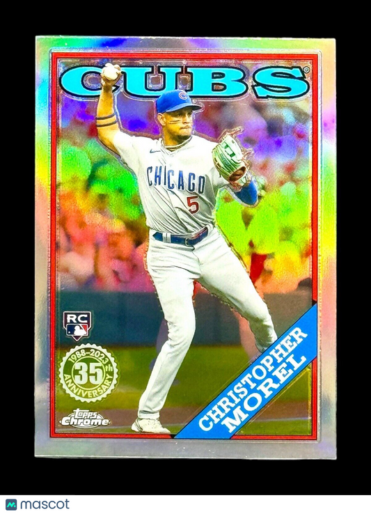 2023 Topps Chrome #88BC-20 Christopher Morel 35th Refractor Cubs RC Rookie