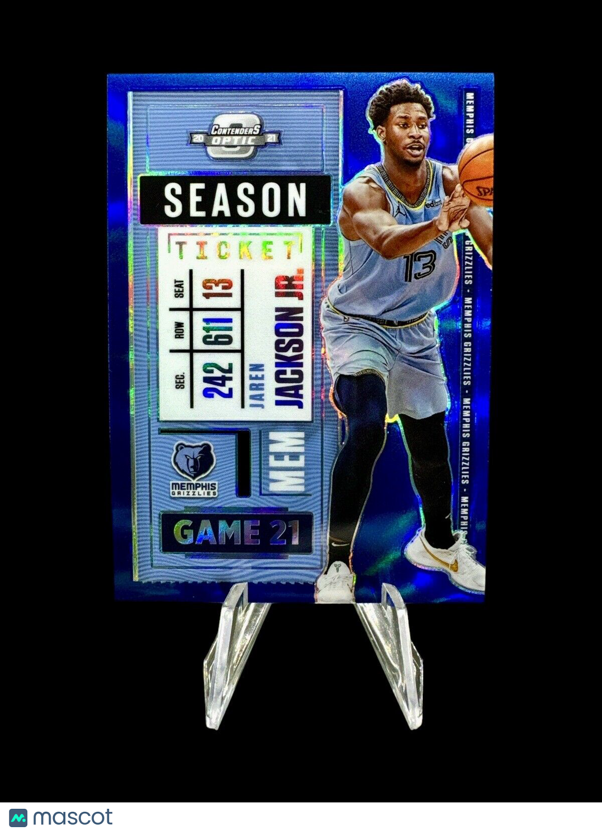 Jaren Jackson Jr 2020-21 Panini Contenders Optic #47 Blue 35/99