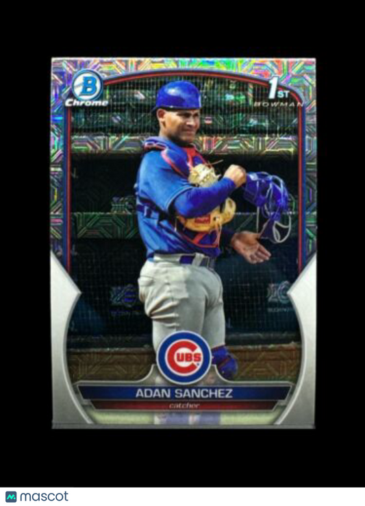 Adan Sanchez 2023 Bowman Chrome Mega Box Bowman 1st RC #BCP-219