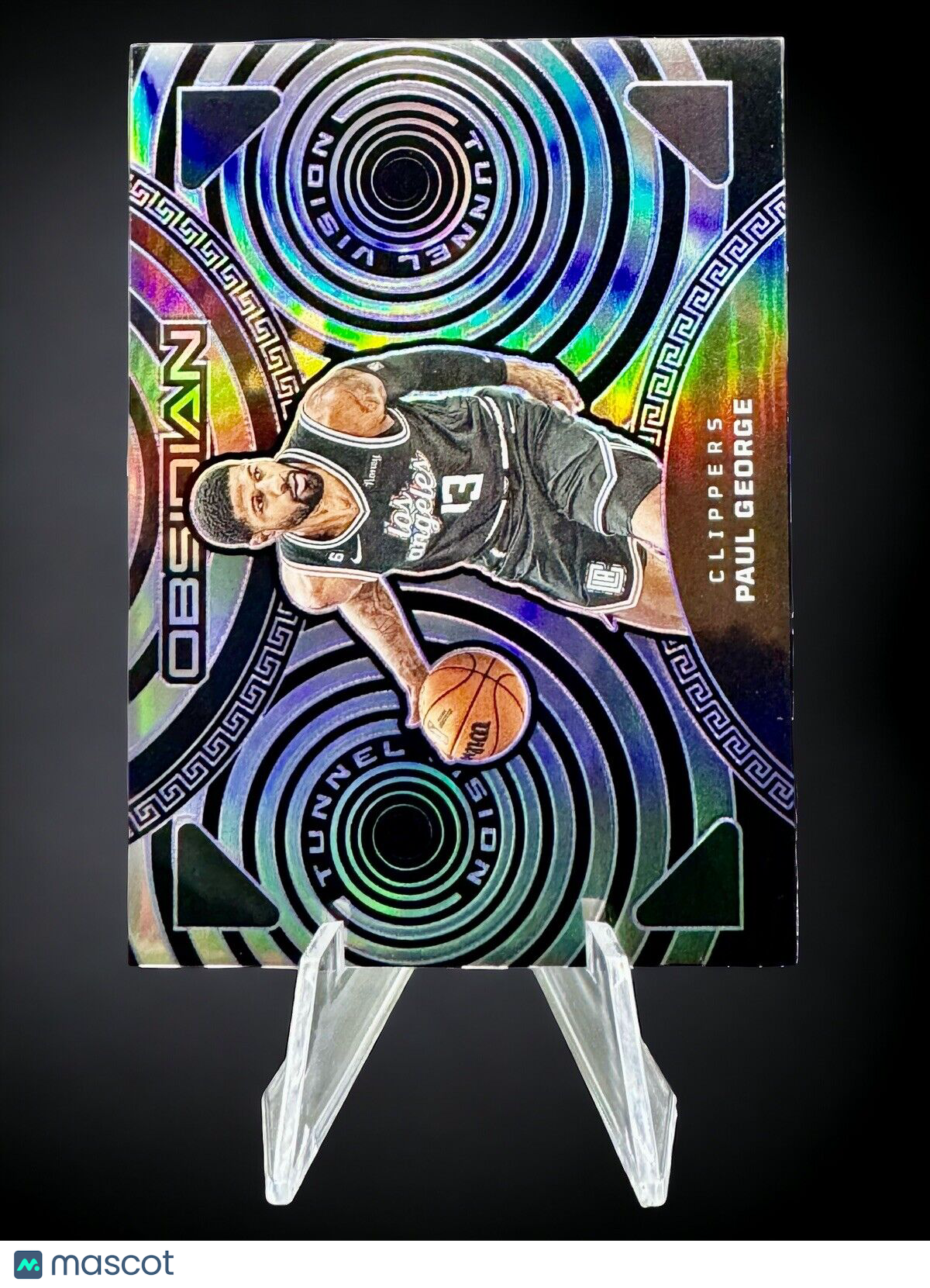 PAUL GEORGE 2022 Panini Obsidian /75 Tunnel Vision  Los Angeles Clippers Star