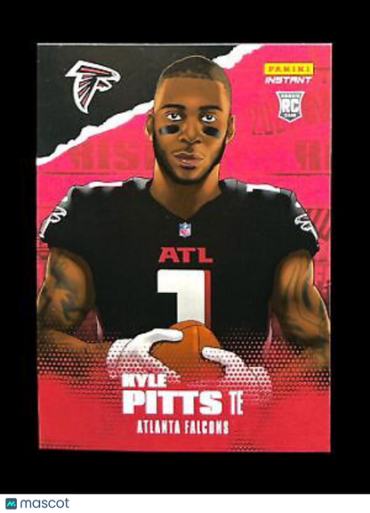 2021 Panini Instant Illustration Series RC PR/4106 #IS-KP Kyle Pitts