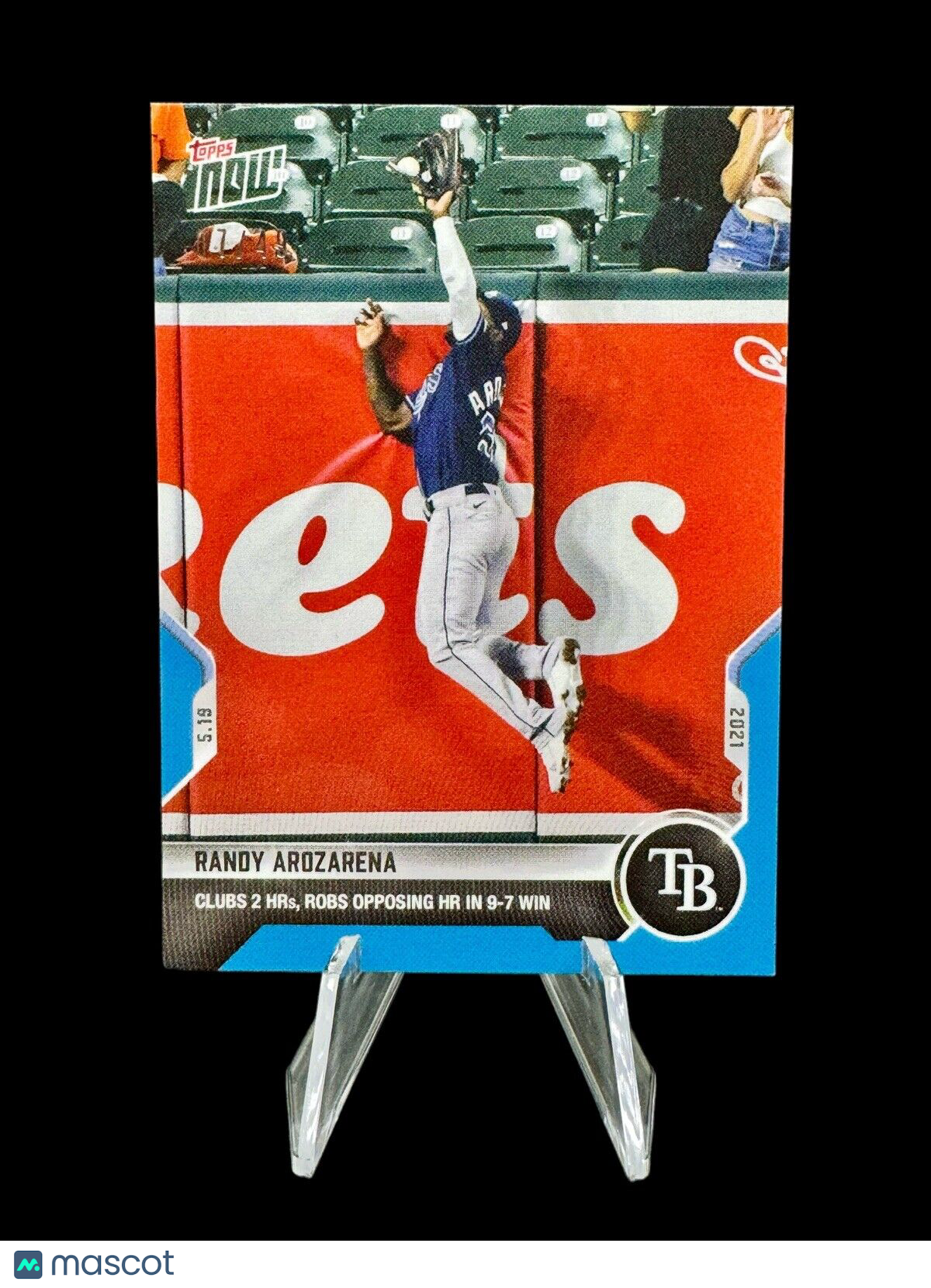 Randy Arozarena 2021 MLB TOPPS NOW #233 Blue  /49 Tampa Bay Rays