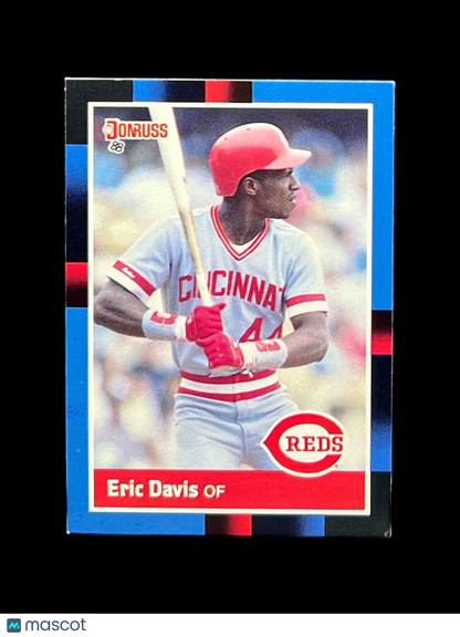 Eric Davis 1988 Donruss #369 Cincinnati Reds