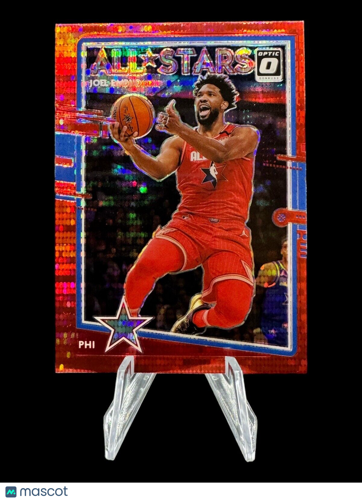 2020 Donruss Optic All Stars Red Pulsar #17 Joel Embiid