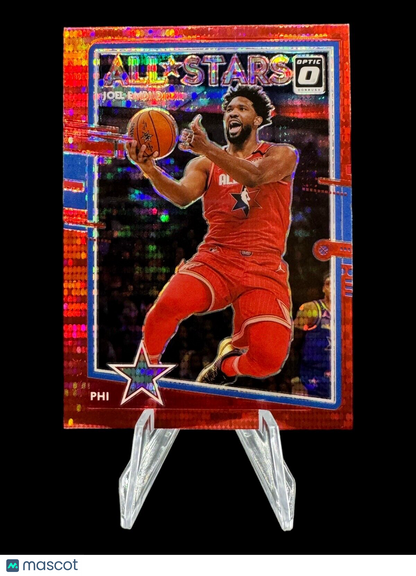 2020 Donruss Optic All Stars Red Pulsar #17 Joel Embiid