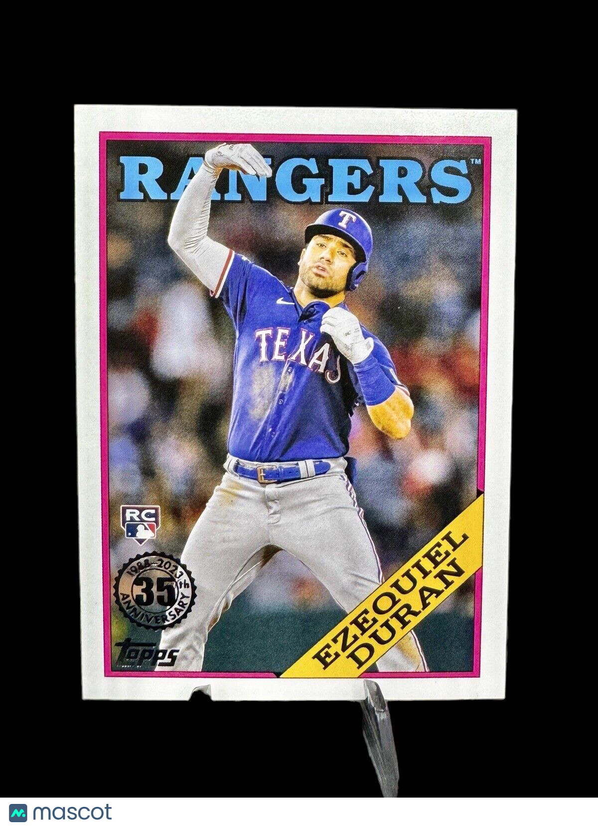 Ezequiel Duran 2023 Topps Series 1 1988 Baseball RC Rookie Texas Rangers #T88-25