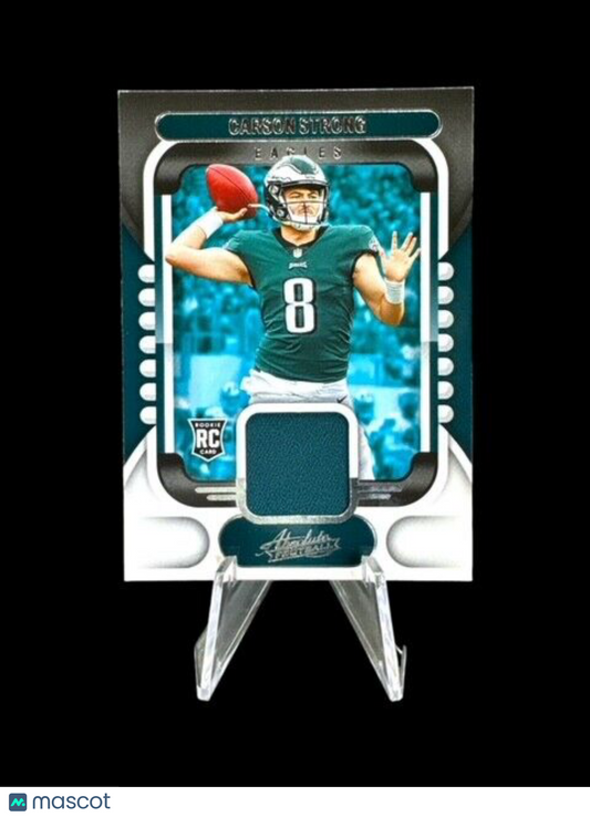 2022 Panini Absolute #ARM-11 Carson Strong MEM RC Rookie, Patch