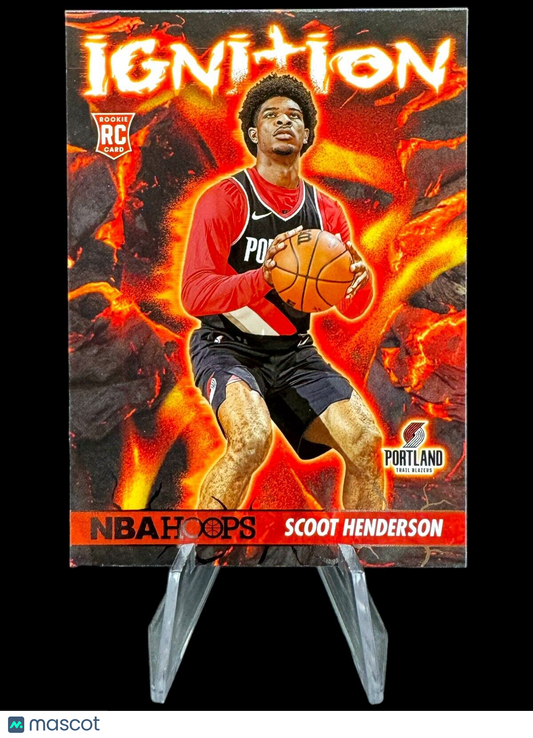 2023-24 NBA Hoops Scoot Henderson Ignition RC #22 Trail Blazers