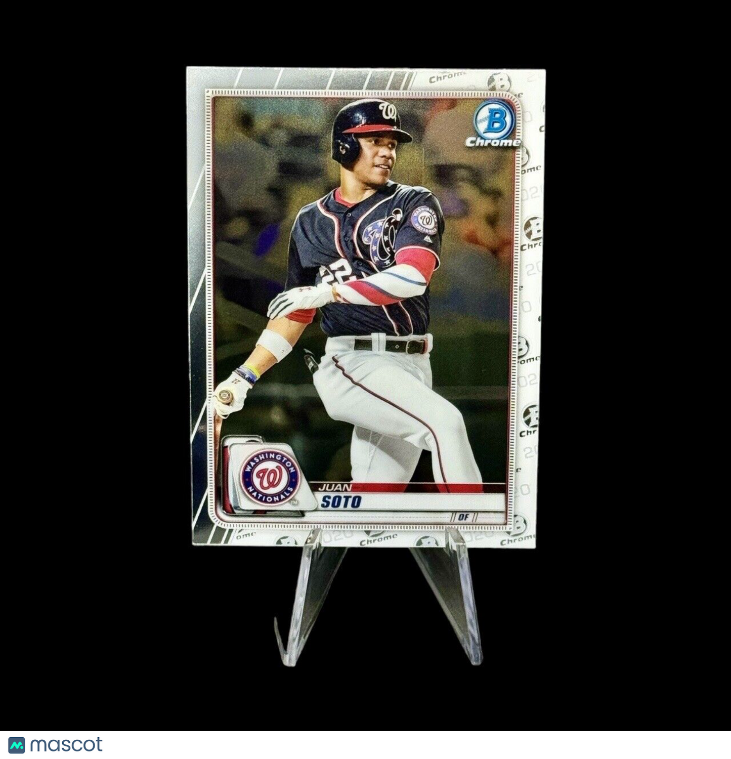 2020 Bowman Chrome Juan Soto Washington Nationals #54