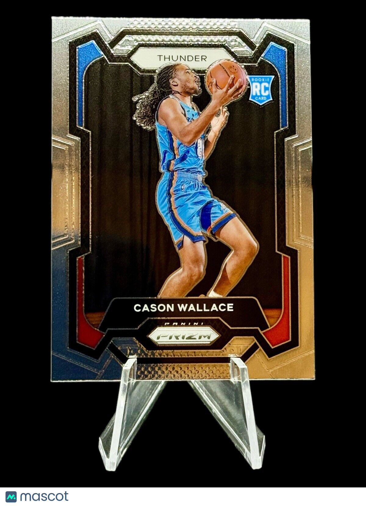 Cason Wallace 2023-24 Panini Prizm #139 Rookie RC Oklahoma City Thunder