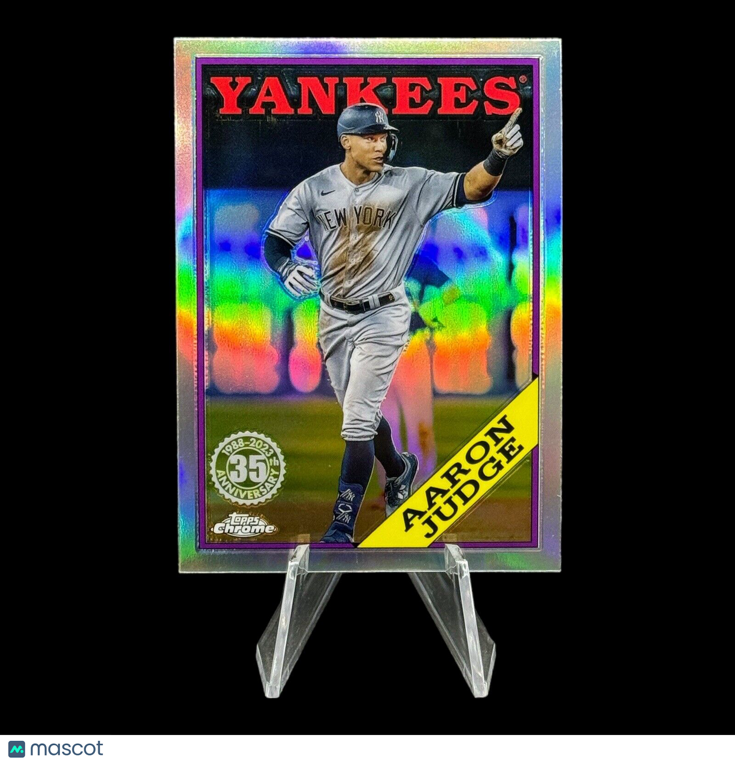 2023 Topps Chrome Baseball Aaron Judge Yankees Refractor